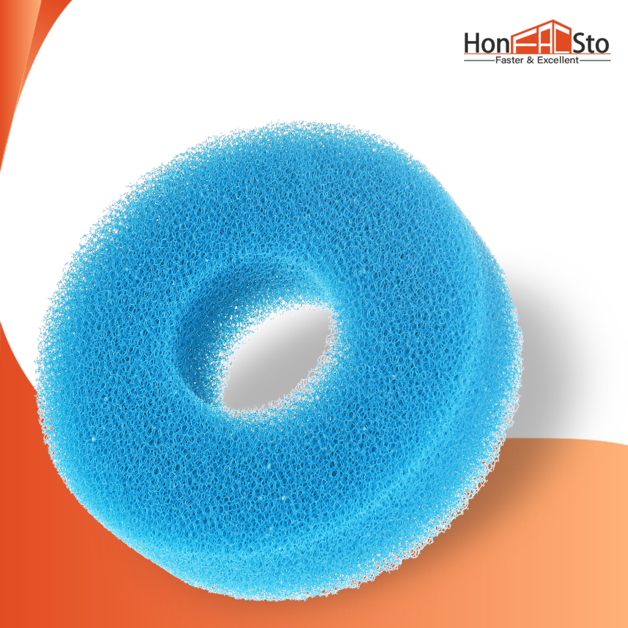 LTWHOME Blue Foam Sponge Filter Set Pond Filtration 25PPI Compatible with Laguna Pressure Flo 2500 Filter (Pack of 3)