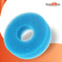 LTWHOME Blue Foam Sponge Filter Set Pond Filtration 25PPI Compatible with Laguna Pressure Flo 2500 Filter (Pack of 3)