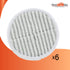 LTWHOME Replacement 8.6 Inches Scrubby Mop Pads Fit for Bissell Spinwave 2039 Series 2039A 2124 (Pack of 6)