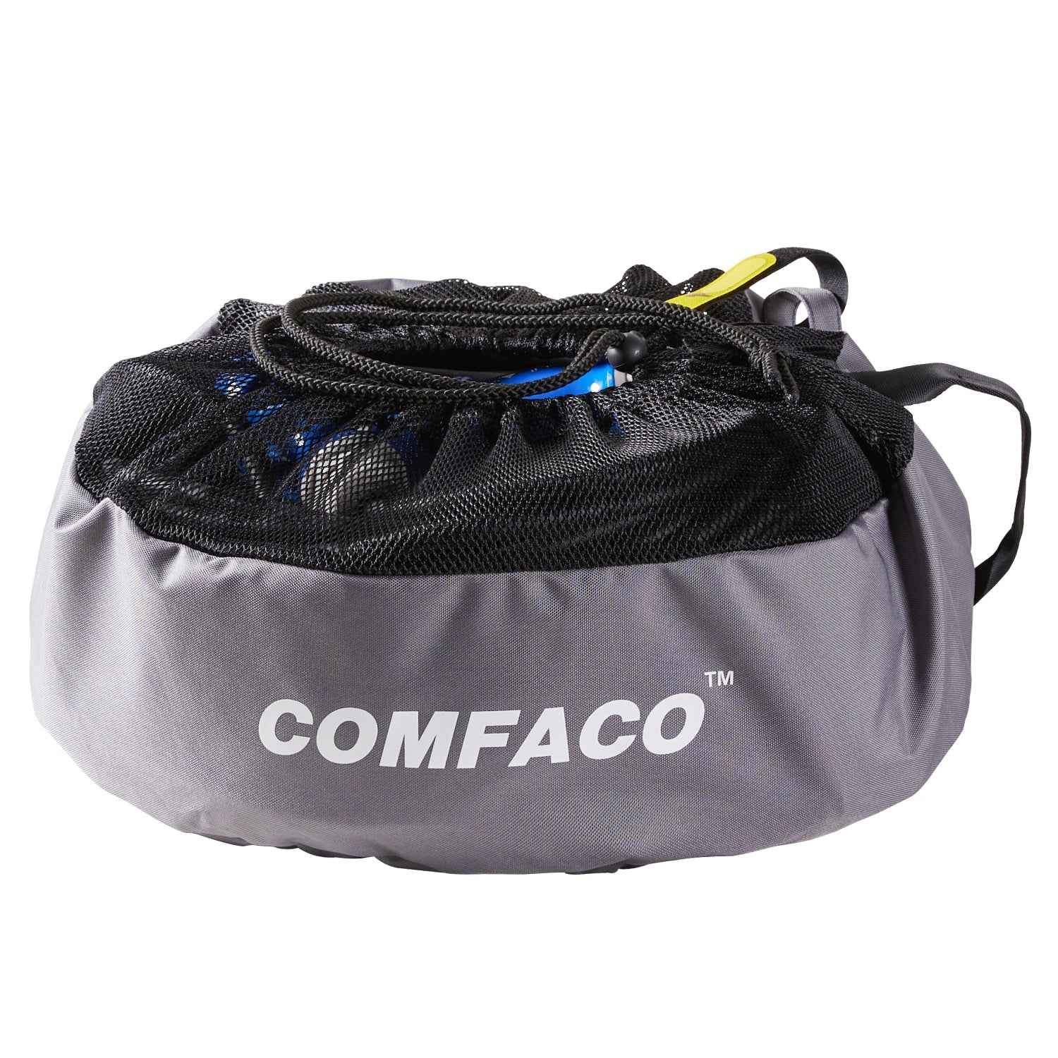 COMFACO RV Equipment Storage Bag, Camper Accessories for Outside, RV Hose Bag Storage, RV Utility Bag, Features Lined Interior with Breathable Mesh Top & Cinch Straps Write-on Label for RV Storage and Organization, 16¡± in Diameter x 10¡± Deep