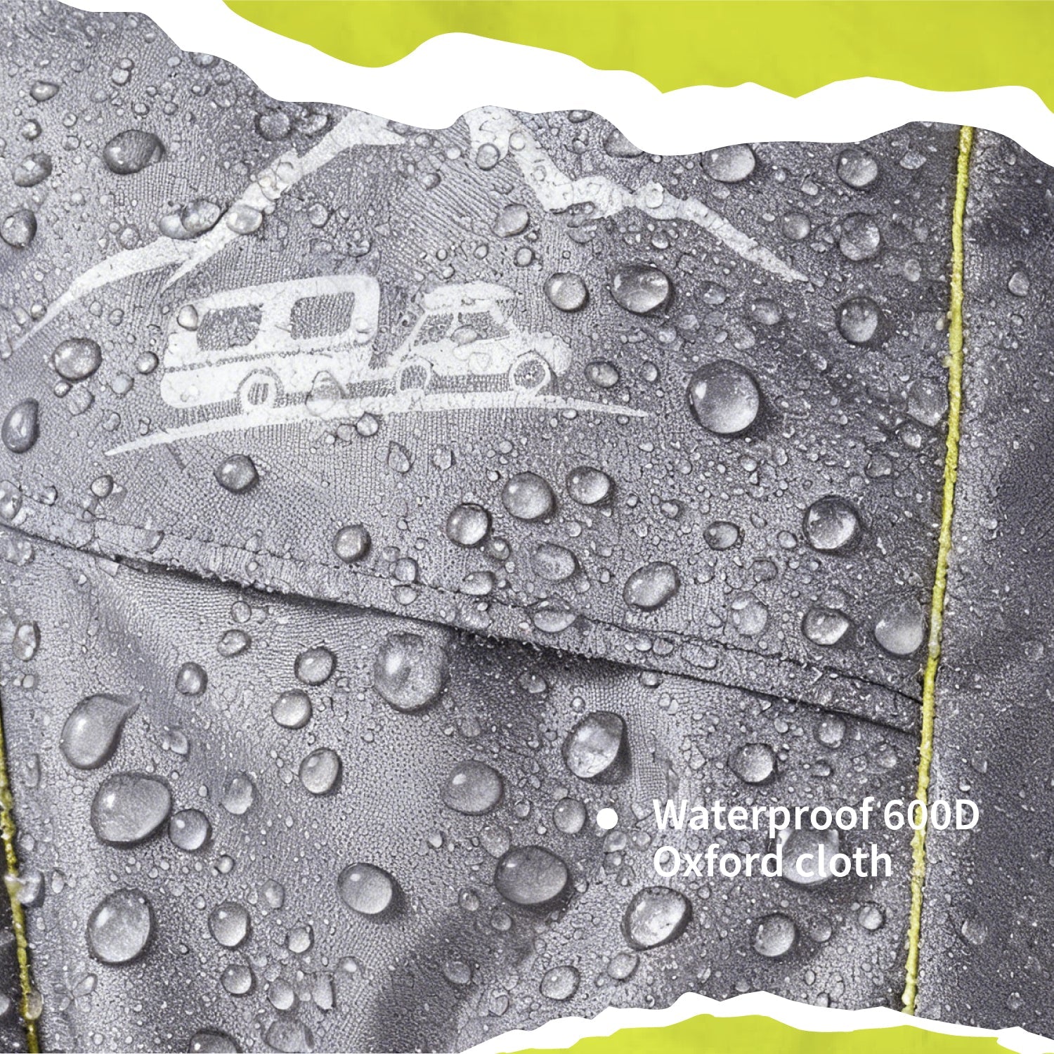 COMFACO RV Electric Tongue Jack Head Cover, Features 3 Layers of Water-Resilient Breathable Material & Adjustable Drawstring Closure, Universal Protective Cover for Outside RV Parts RV Accessories, 18"H x 7.5"W x 8.5"D