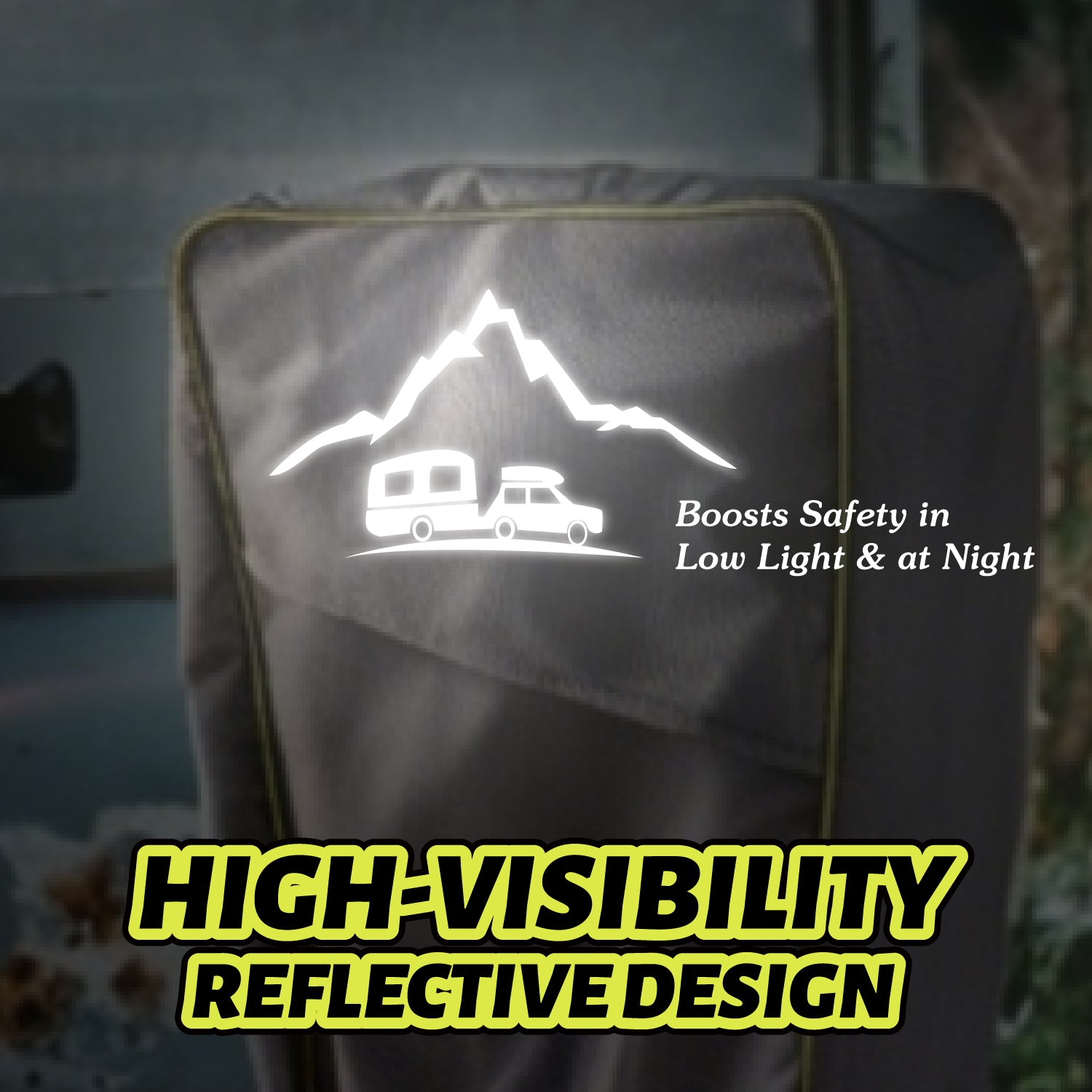 COMFACO RV Electric Tongue Jack Head Cover, Features 3 Layers of Water-Resilient Breathable Material & Adjustable Drawstring Closure, Universal Protective Cover for Outside RV Parts RV Accessories, 18"H x 7.5"W x 8.5"D