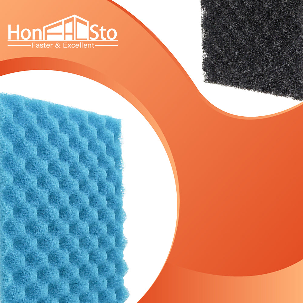 LTWHOME 1 Set Fish Pond Foam Filters fit for Lotus Green Genie 2000/3000 / 6000