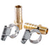 LTWFITTING 2 Sets Instant Hose Repair Kit 1/4 inch BSPT x 12mm ID Brass Coupler with 10-16mm SS316 Clamp