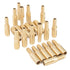 LTWFITTING Brass Barb Hose Reducing Splicer Mender 6mm ID Hose x 10mm ID Hose Fitting Air Water Fuel Boat (Pack of 25)