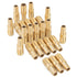 LTWFITTING Brass Barb Hose Reducing Splicer Mender 10mm ID Hose x 12mm ID Hose Fitting Air Water Fuel Boat (Pack of 25)