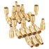 LTWFITTING Brass Barb Hose Reducing Splicer Mender 10mm ID Hose x 16mm ID Hose Fitting Air Water Fuel Boat (Pack of 25)