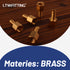 LTWFITTING Brass BSP Fitting Coupler/Adapter 1/4-Inch Female BSPP x 5/16-Inch(8mm) Hose Barb Fuel Gas Water (Pack of 5)