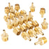 LTWFITTING Brass BSP Barbed Fitting Coupler / Connector 1/2-Inch Male BSPP x 5/16-Inch(8mm)Hose Barb Fuel Gas Water (Pack of 25)