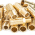 LTWFITTING Brass Barbed Fitting Coupler/Connector 1/4-Inch Male BSPT x 5/8-Inch(16mm) Hose Barb Fuel Gas Water (Pack of 400)