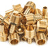 LTWFITTING Brass Barbed Fitting Coupler/Connector 3/4-Inch Male BSPT x 1/2-Inch(12mm) Hose Barb Fuel Gas Water (Pack of 200)