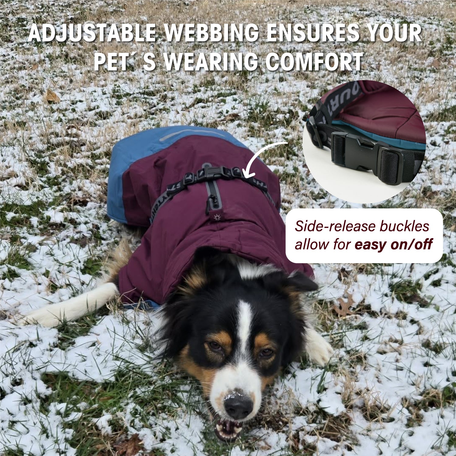 IFOURTHSTYLE  Dog Winter Outdoor Jacket Warm & Waterproof