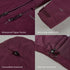 IFOURTHSTYLE Dog Waterproof Winter Jacket & Packable Rain Jacket Human Matching Set (Wine)