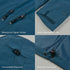 IFOURTHSTYLE Dog Waterproof Winter Jacket & Packable Rain Jacket Human Matching Set (Blue)