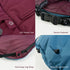 IFOURTHSTYLE Dog Waterproof Winter Jacket & Packable Rain Jacket Human Matching Set (Blue)