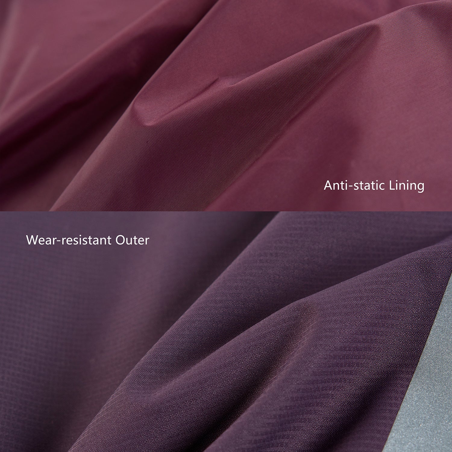 IFOURTHSTYLE Dog Raincoat & Packable Rain Jacket Humans Matching Set （Purple）