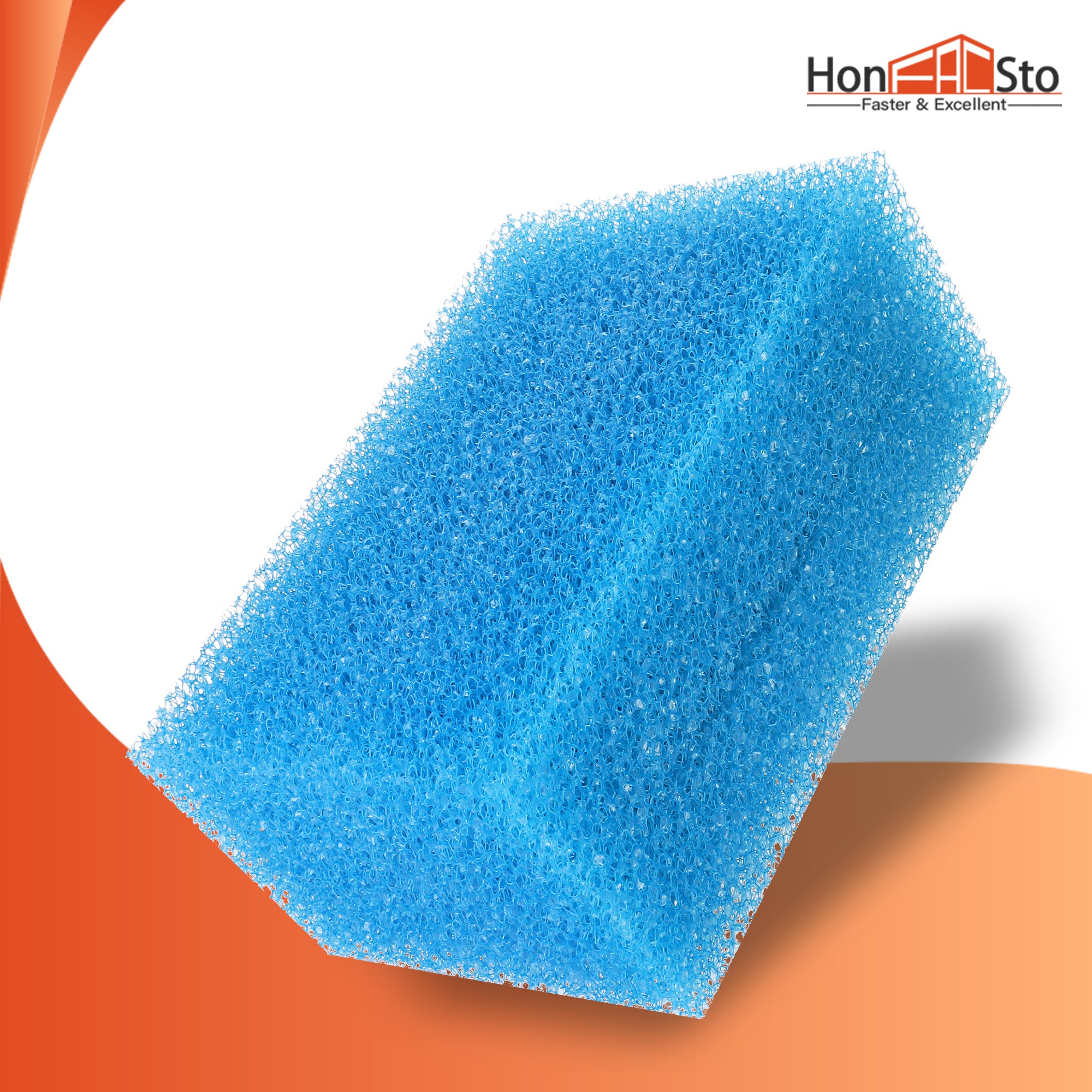 LTWHOME Replacment Blue Coarse Foam Filter Sponge Fit Oase Biotec Screenmatic 18/36 Filter (Pack of 8)