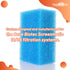 LTWHOME Replacment Blue Coarse Foam Filter Sponge Fit Oase Biotec Screenmatic 18/36 Filter (Pack of 8)