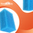 LTWHOME Replacment Blue Coarse Foam Filter Sponge Fit Oase Biotec Screenmatic 18/36 Filter (Pack of 8)