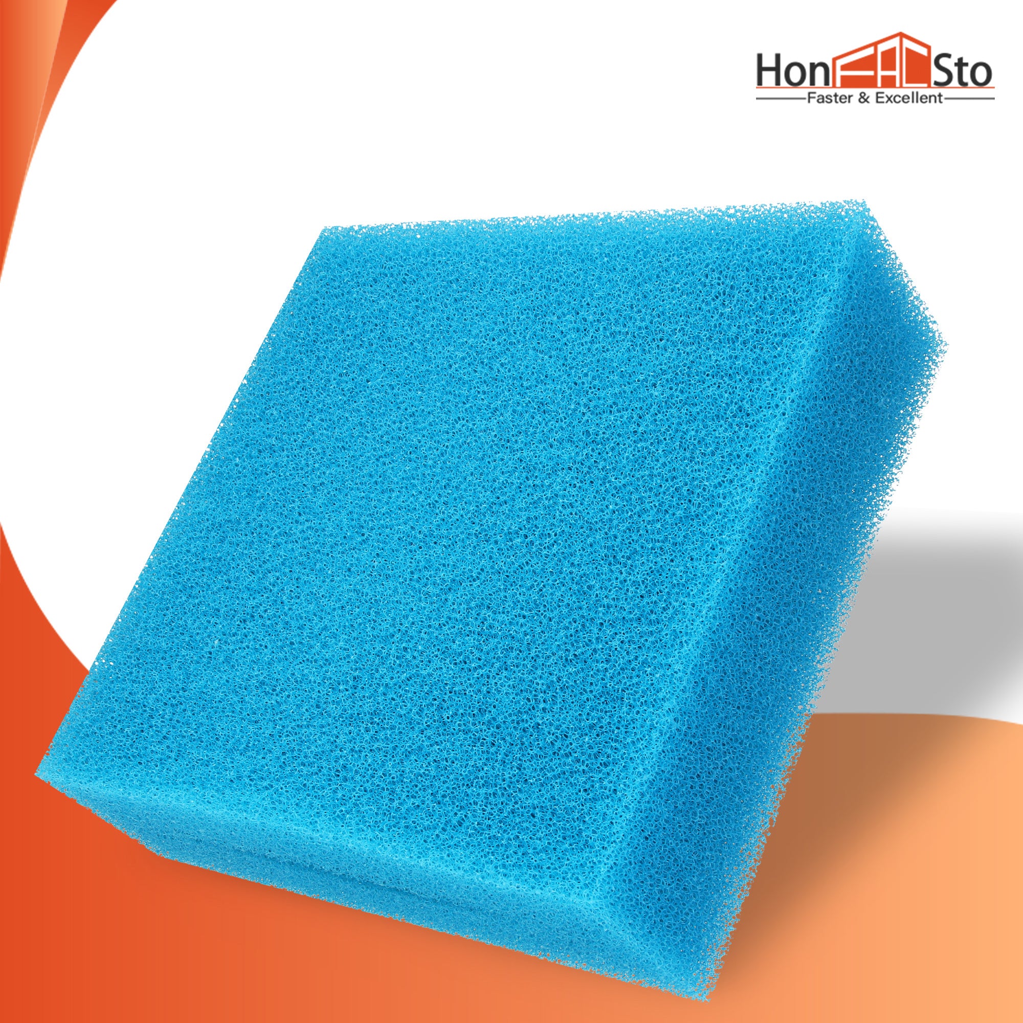LTWHOME Compatible Replacement Coarse Foam Filter Sponge Fit for Oase Biotec 5/10/30, Blue (Pack of 6)