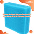 LTWHOME Compatible Replacement Coarse Foam Filter Sponge Fit for Oase Biotec 5/10/30, Blue (Pack of 6)