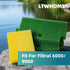 LTWHOME Foam Set Replacement for Oase Filtral 6000/9000 (Pack of 4)