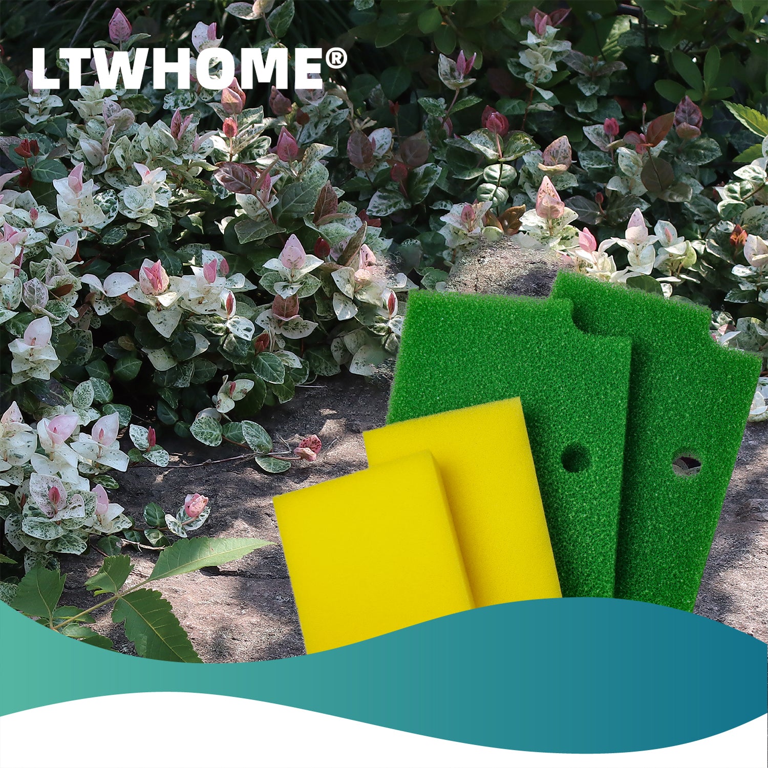 LTWHOME Foam Set Replacement for Oase Filtral 6000/9000 (Pack of 8)