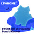 LTWHOME Replacement Blue Coarse Foam Filter Fit for Oase SwimSkim 25 Floating Pond Skimmer (Pack of 6pcs)