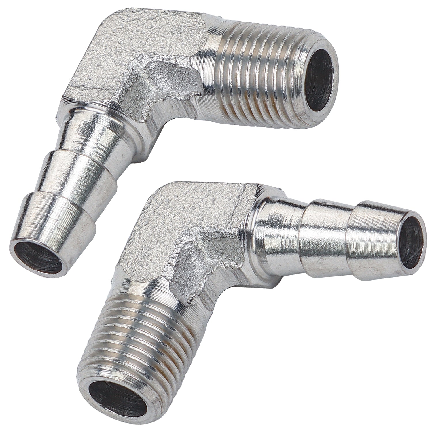 1/4 In. Male NPT X 1/4 In. Hose Barb 90 Degree Elbow Adapter - Foto 9