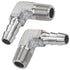 LTWFITTING Stainless Steel 316 90 Degree Elbow Barb Fitting 1/4-Inch(6mm) Hose ID x 1/8-Inch Male BSPT (Pack of 2)
