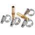 LTWFITTING 2 Sets Instant Hose Repair Kit 10mm ID Brass Splicer with 10-16mm SS316 Clamp