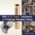 LTWFITTING 2 Sets Instant Hose Repair Kit 10mm ID Brass Splicer with 10-16mm SS316 Clamp