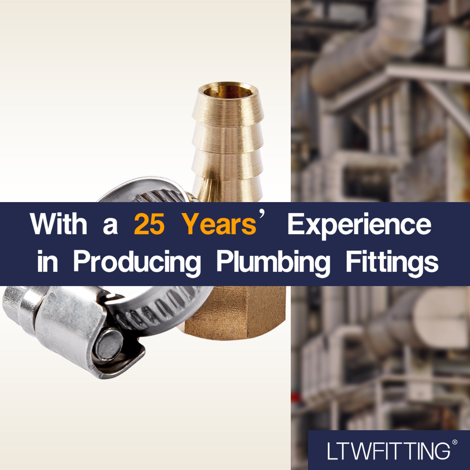 LTWFITTING 2 Sets Instant Hose Repair Kit 1/4'BSP x 10mm ID Brass Coupler with 10-16mm SS316 Clamp