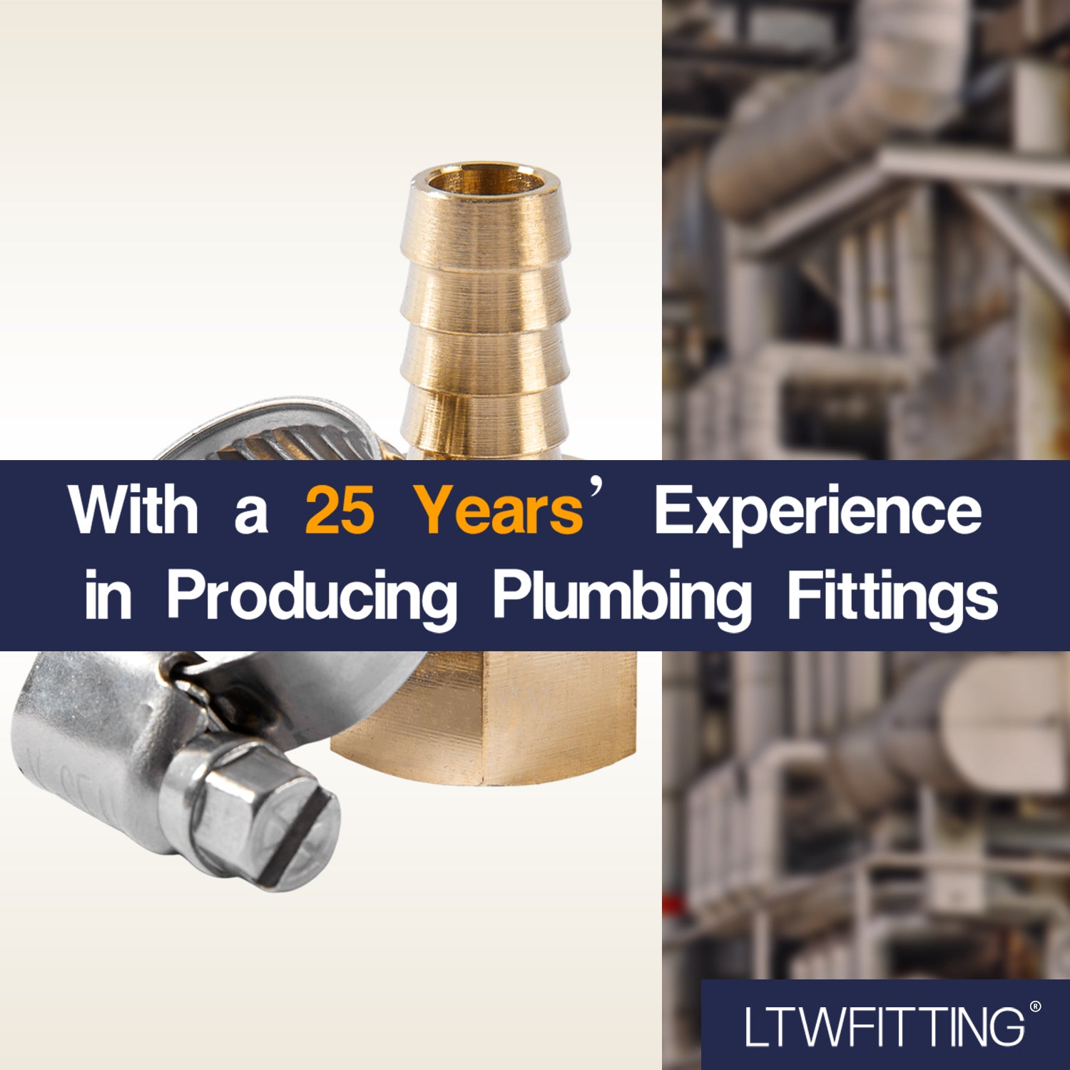 LTWFITTING 2 Sets Instant Hose Repair Kit 3/8'BSP x 10mm ID Brass Coupler with 10-16mm SS316 Clamp