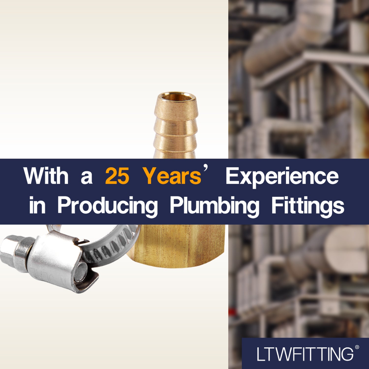 LTWFITTING 2 Sets Instant Hose Repair Kit 1/2'BSP x 10mm ID Brass Coupler with 10-16mm SS316 Clamp