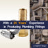 LTWFITTING 2 Sets Instant Hose Repair Kit 1/4'BSP x 12mm ID Brass Coupler with 10-16mm SS316 Clamp