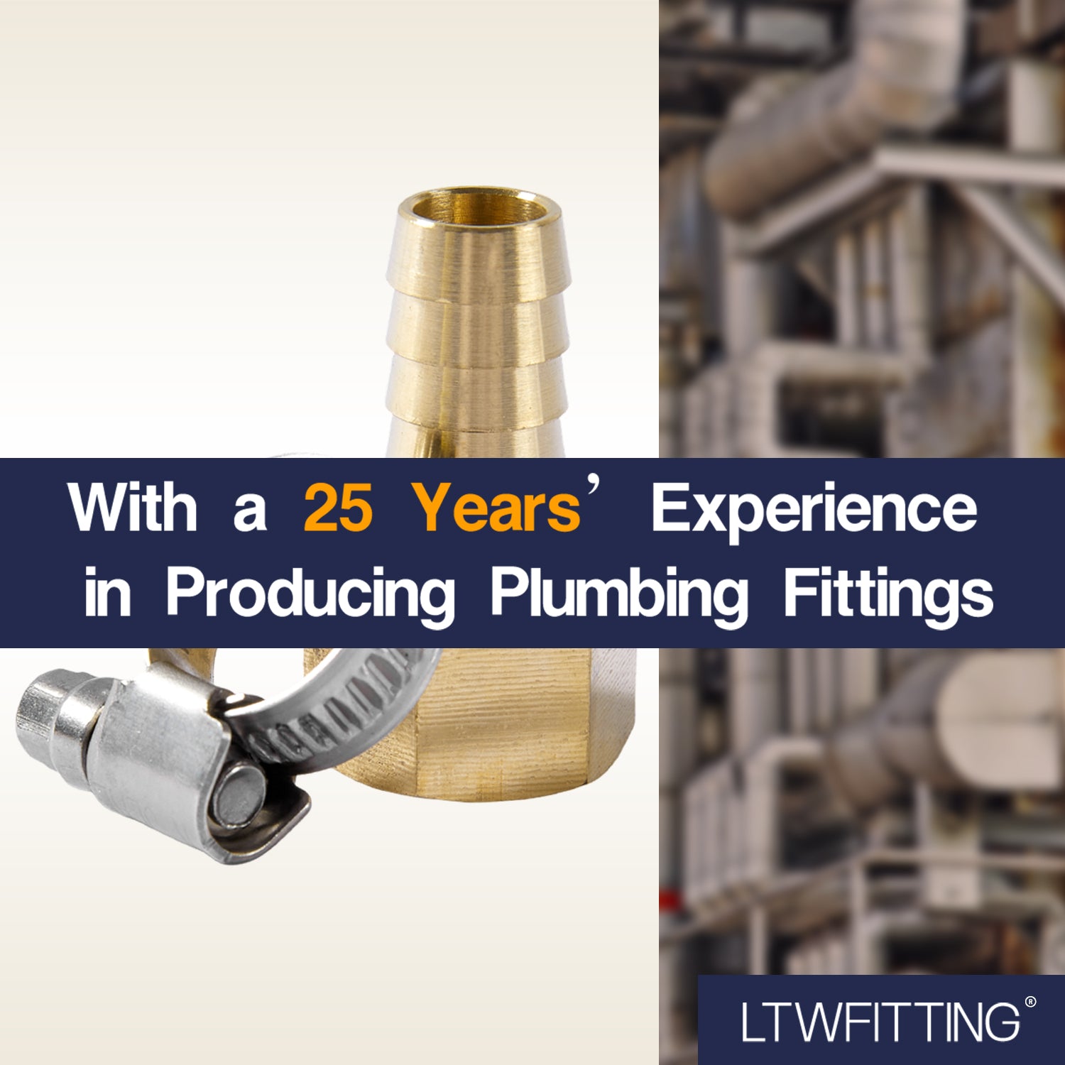 LTWFITTING 2 Sets Instant Hose Repair Kit 3/8'BSP x 12mm ID Brass Coupler with 10-16mm SS316 Clamp