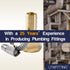 LTWFITTING 2 Sets Instant Hose Repair Kit 3/8'BSP x 12mm ID Brass Coupler with 10-16mm SS316 Clamp