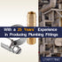 LTWFITTING 2 Sets Instant Hose Repair Kit 1/8 inch BSPT x 10mm ID Brass Coupler with 10-16mm SS316 Clamp