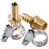 LTWFITTING 2 Sets Instant Hose Repair Kit 3/8 inch BSPT x 10mm ID Brass Coupler with 10-16mm SS316 Clamp