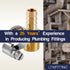 LTWFITTING 2 Sets Instant Hose Repair Kit 3/8 inch BSPT x 10mm ID Brass Coupler with 10-16mm SS316 Clamp