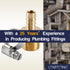 LTWFITTING 2 Sets Instant Hose Repair Kit 1/2 inch BSPT x 10mm ID Brass Coupler with 10-16mm SS316 Clamp