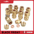 LTWFITTING 10MM OD Compression Union, Brass Compression Fitting (Pack of 10)