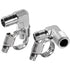 LTWFITTING 2 Sets Instant Hose Repair Kit 3/8 inch BSPT x 12mm ID SS316 90 Deg Elbow with 10-16mm SS316 Clamp