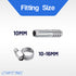 LTWFITTING 2 Sets Instant Hose Repair Kit 10mm ID SS316 Splicer with 10-16mm SS316 Clamp