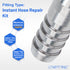 LTWFITTING 2 Sets Instant Hose Repair Kit 10mm ID SS316 Splicer with 10-16mm SS316 Clamp
