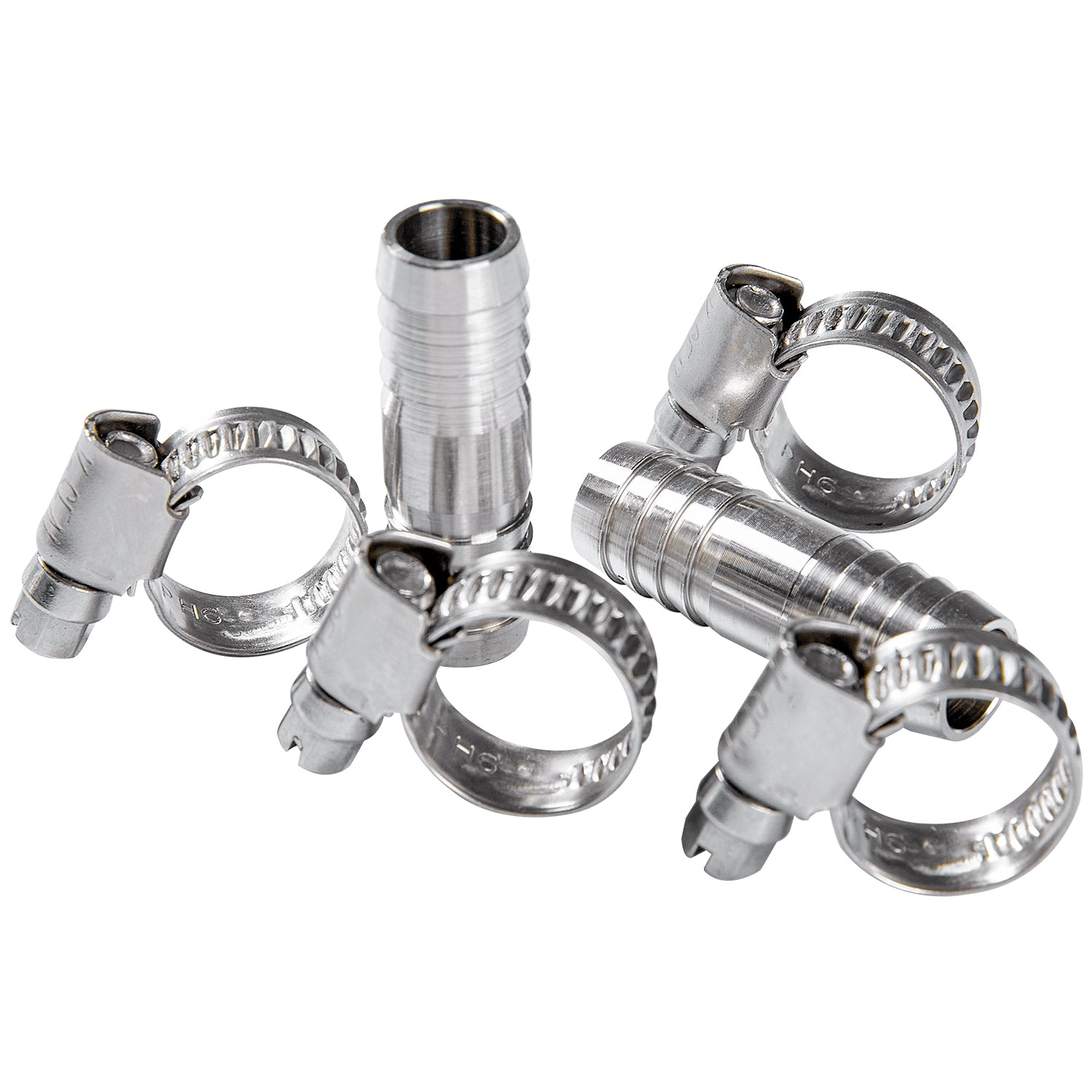 LTWFITTING 2 Sets Instant Hose Repair Kit 12mm ID SS316 Splicer with 10-16mm SS316 Clamp