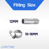 LTWFITTING 2 Sets Instant Hose Repair Kit 12mm ID SS316 Splicer with 10-16mm SS316 Clamp