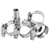 LTWFITTING 2 Sets Instant Hose Repair Kit 12mm x 16mm ID SS316 Splicer with 14-27mm SS316 Clamp