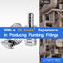 LTWFITTING 2 Sets Instant Hose Repair Kit 10mm x 19mm ID SS316 Splicer with 14-27mm SS316 Clamp